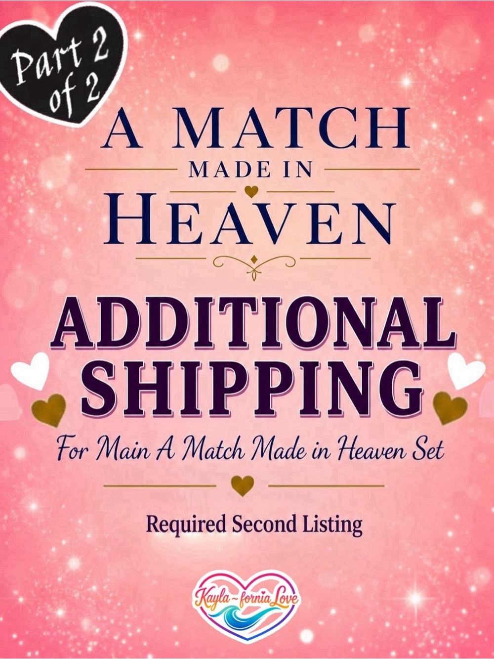 BBW A Match Made in Heaven Additional Shipping Part 2 of 2